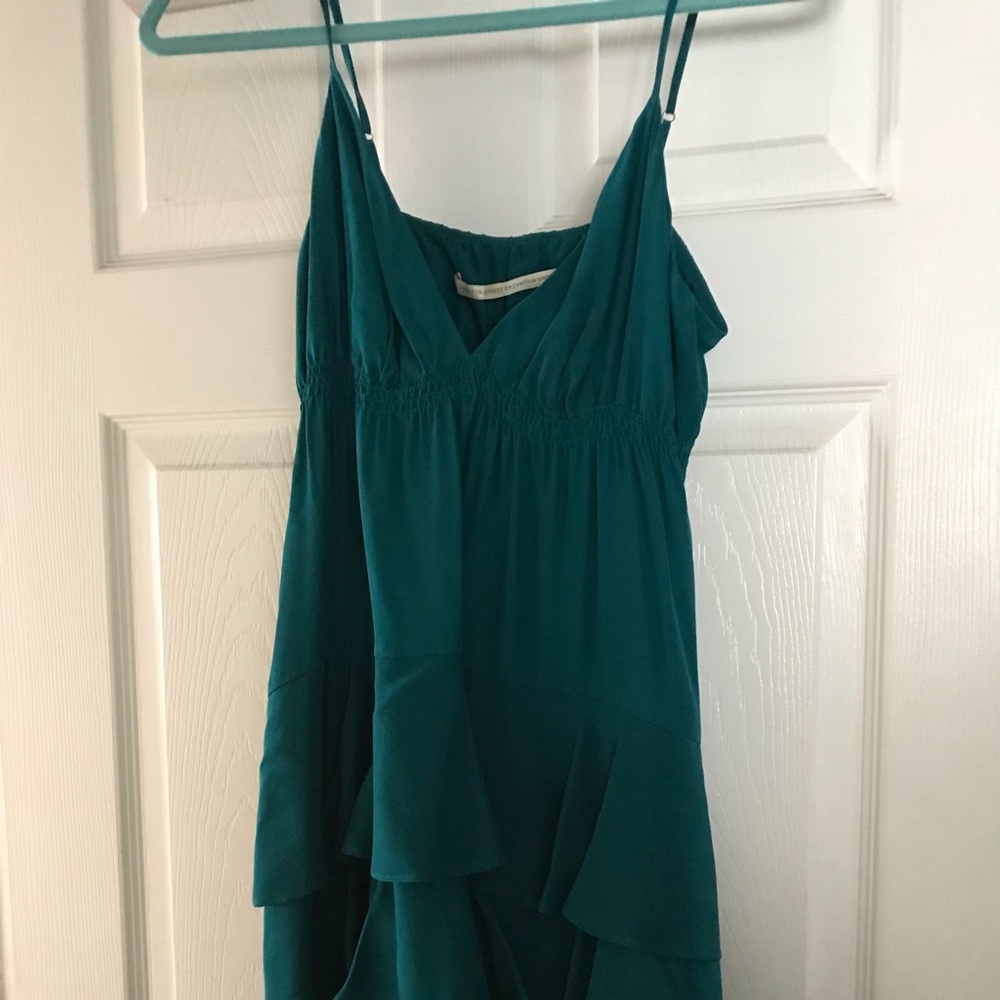 Beautiful silk emerald green dress $65 Firm price